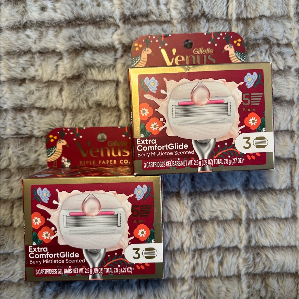 Gilette Venus Rifle Paper Co. Floral Razor Cartridges (Lot of 2)